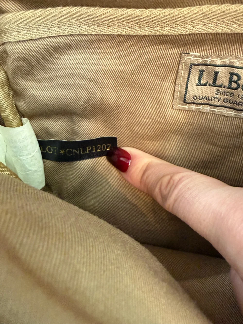 Vintage LL Bean Waxed Canvas & Leather Continental Field Shoulder Utility Bag